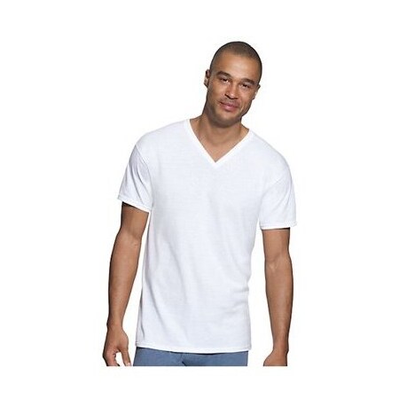 Hanesbrands 3PK LG WHT VNeck Shirt 777-L
